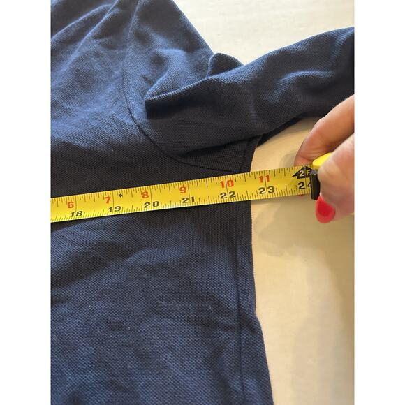 NWT Polo Ralph Lauren Hoodie Mens Large Blue Pullover Lightweight Yellow Pony - Picture 14 of 14